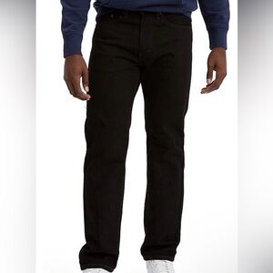 Levi's Black Straight-Leg Jeans